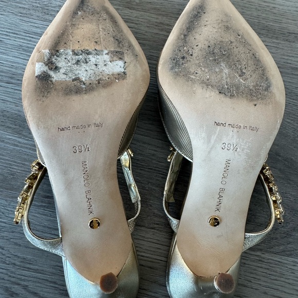 Manolo Blahnik LURUM Embellished Heels - Picture 5 of 6